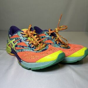 Asics Gel Noosa Tri 10 Women's Running Triathlon Shoes Flash Coral Ice Blue 6.5